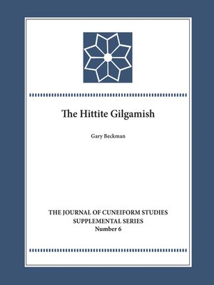 cover image of The Hittite Gilgamesh